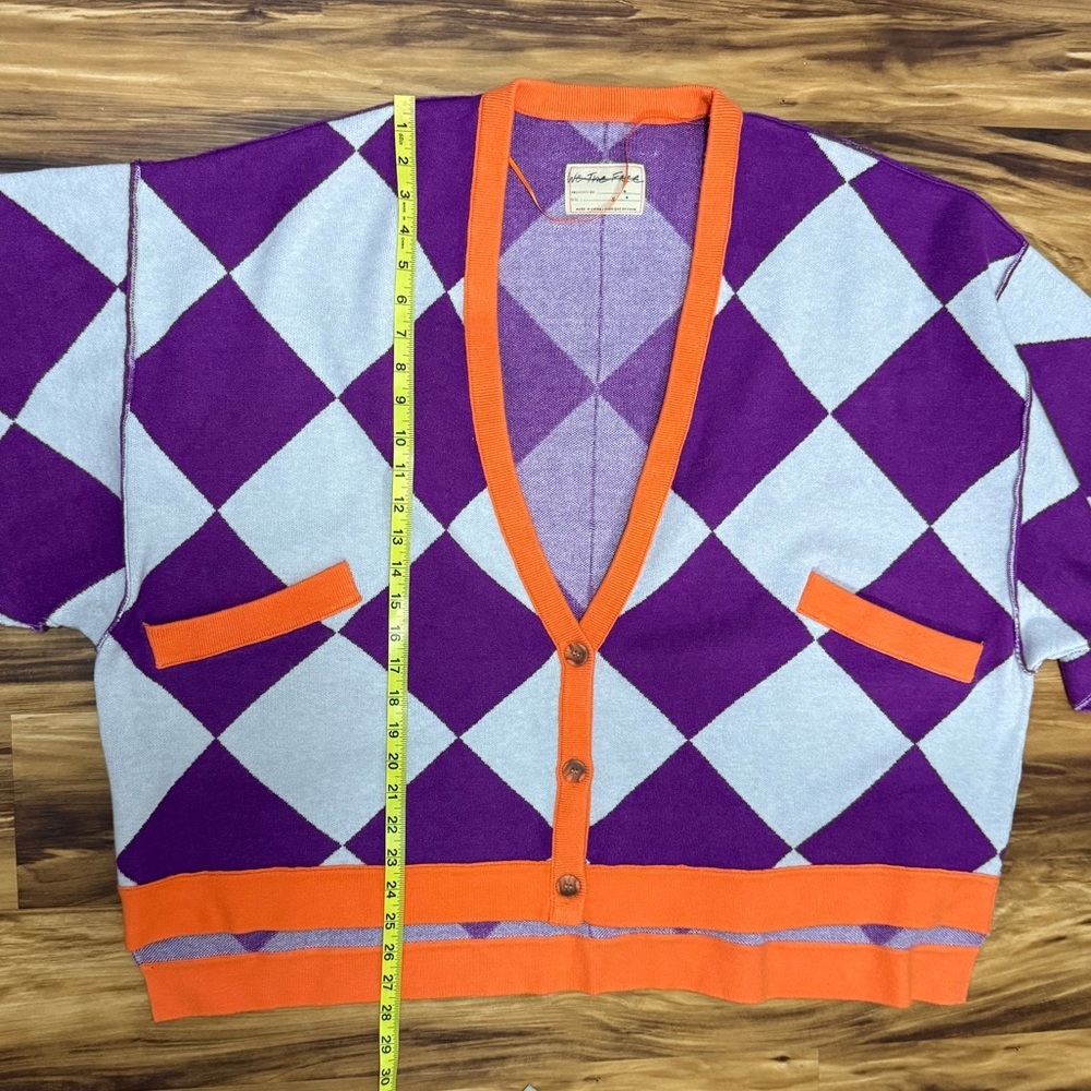 Free People Manny Argyle Cardigan - Picture 5 of 5